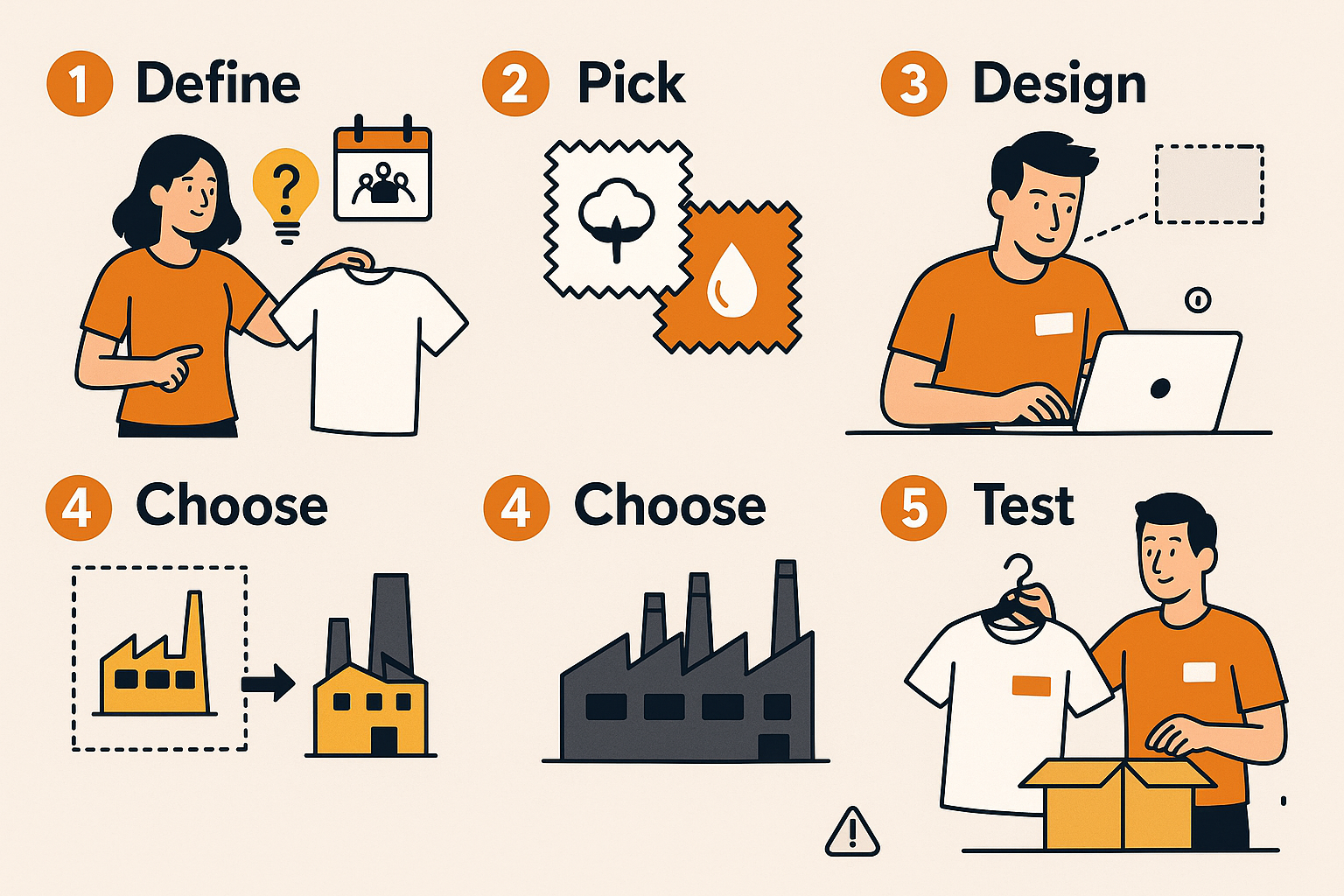 5 Steps to Create Your Own Company T-Shirts in Europe