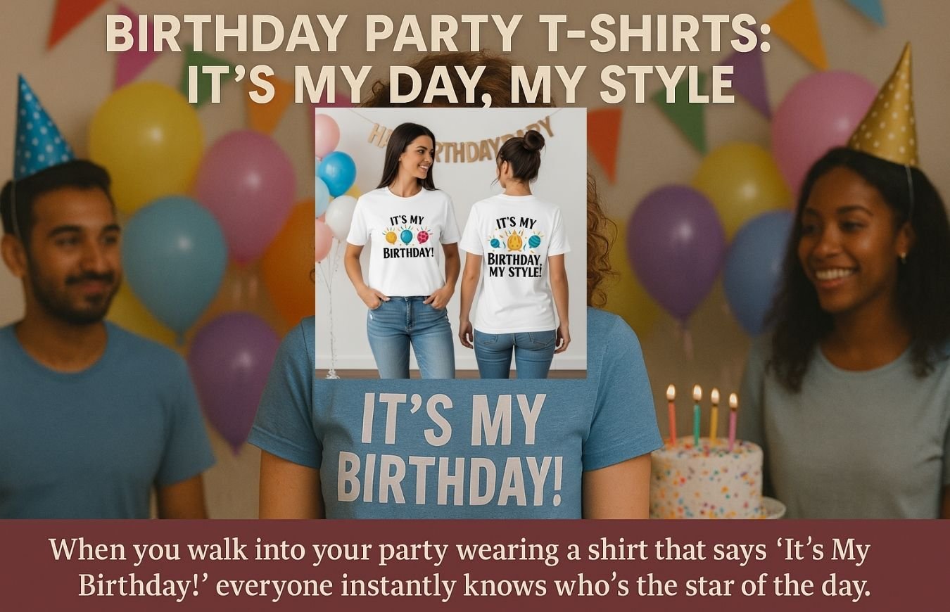 Birthday Party T-Shirts: It’s My Day, My Style!